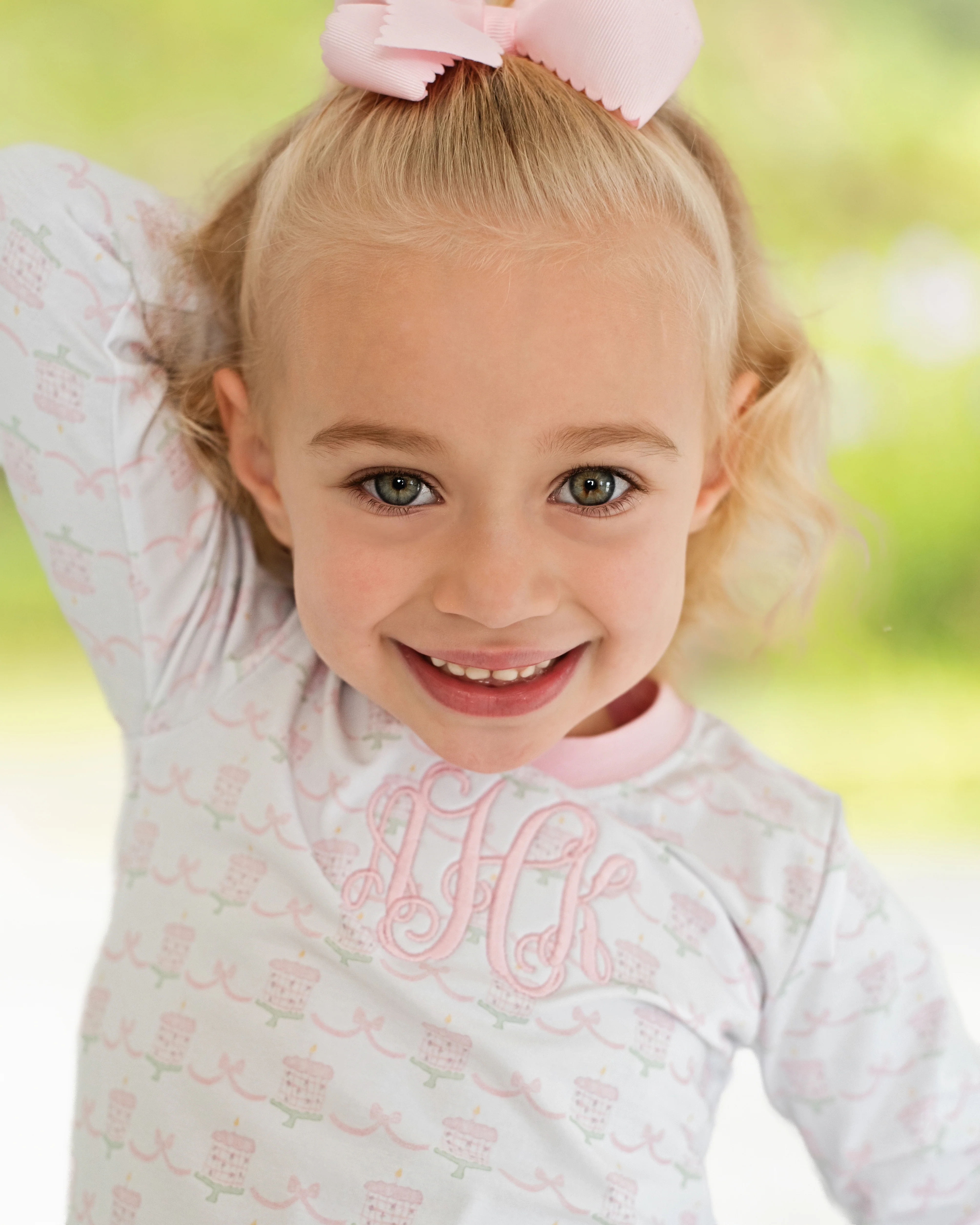 Pink Birthday Cake Knit Pajamas - Image 3